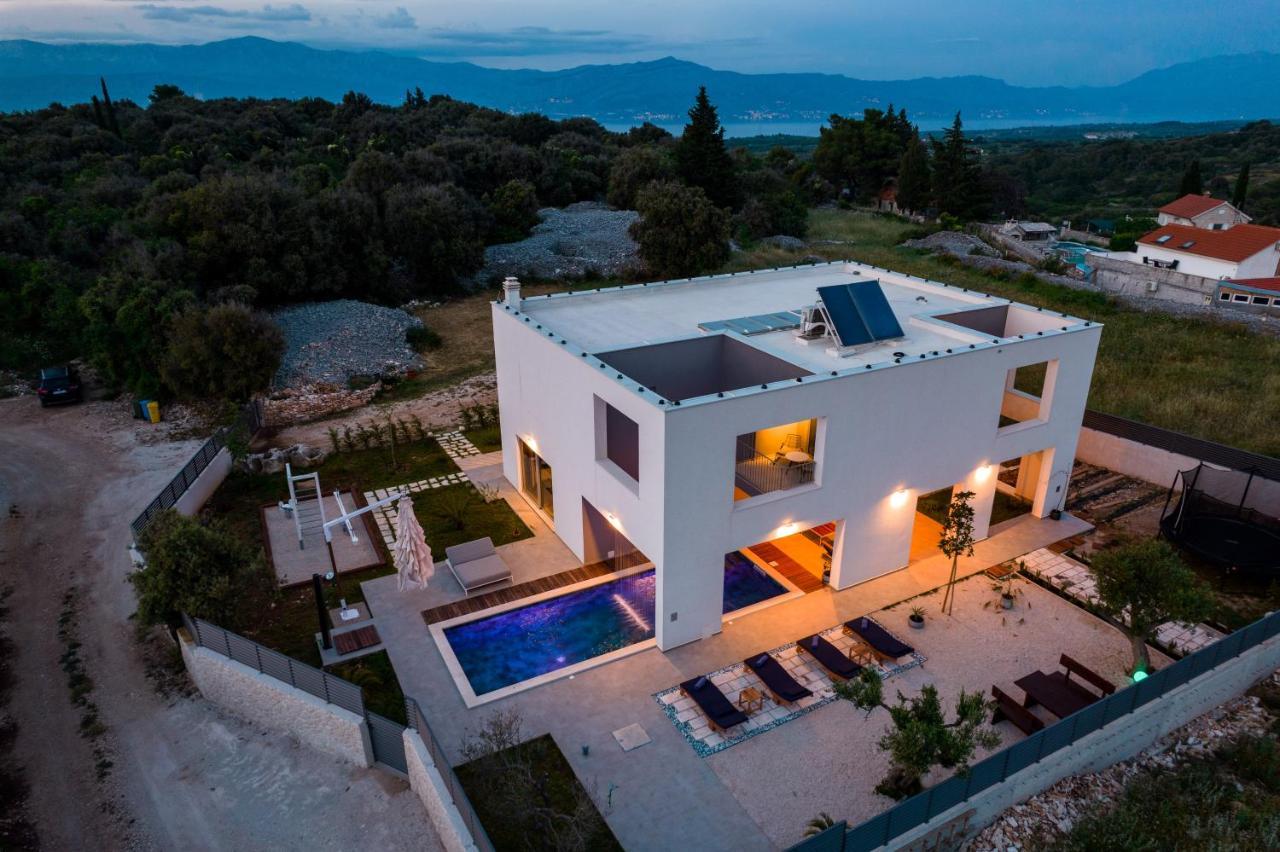 Vila Luxury House Natanel Škrip Exteriér fotografie